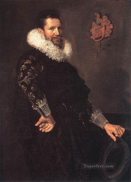 paulus verschuur Painting - Paulus Van Beresteyn portrait Dutch Golden Age Frans Hals
